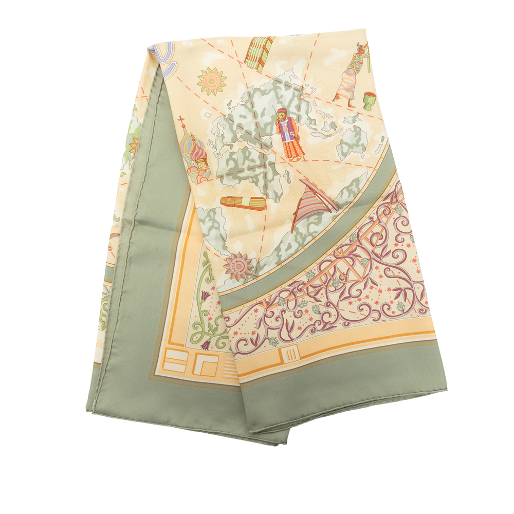 Pre-Loved Hermes Www.hermes.com Silk Scarf 90